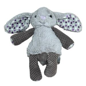 Scentsy Buddy Bunny Plush Luna Gray Purple Polka Dot Scent Pak Toy Soft Easter